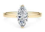 1477 Classic Solitaire Yellow Gold 18k Marquise Engagement Ring