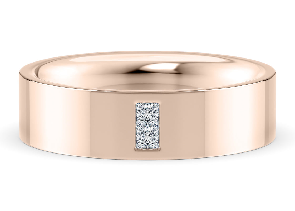 Jakob Rose Gold 18k Wedding Band