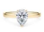1477 Classic Solitaire Yellow Gold 18k Pear Engagement Ring