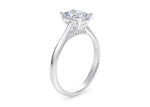 Iris Solitaire Platinum Radiant Engagement Ring