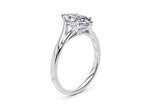 Hanover Solitaire Platinum Marquise Engagement Ring