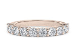 Mayfair Half Set Rose Gold 18k Natural Eternity Ring