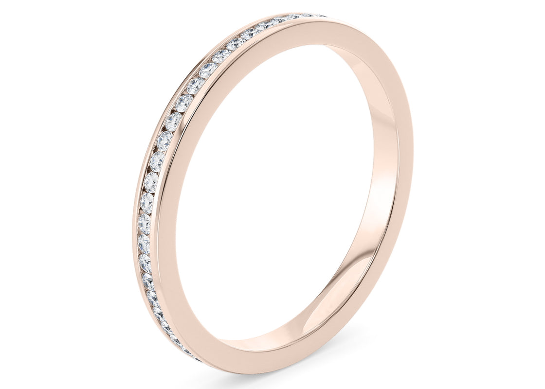 Adarna Rose Gold 18k Full Set Eternity Ring
