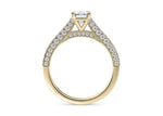 Bloomsbury Vintage Yellow Gold 18k Emerald Engagement Ring