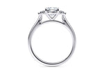 Rosa Vintage Platinum Cushion Engagement Ring