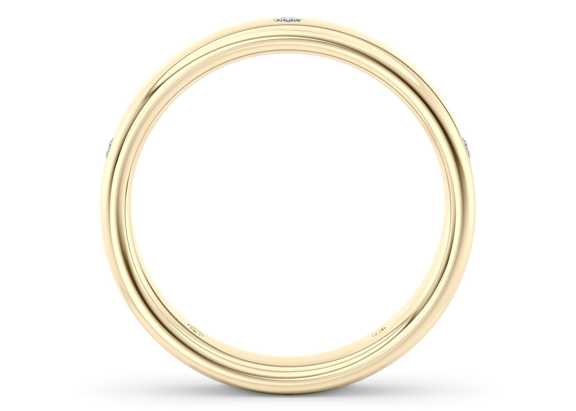Augustus Yellow Gold 18k Wedding Band