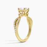 Luxe Willow Diamond Ring (1/4 ct. tw.) Yellow Gold 18k Asscher Engagement Ring