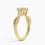 Luxe Willow Diamond Ring (1/4 ct. tw.) Yellow Gold 18k Oval Engagement Ring
