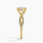 Luxe Willow Diamond Ring (1/4 ct. tw.) Yellow Gold 18k Oval Engagement Ring