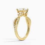 Luxe Willow Diamond Ring (1/4 ct. tw.) Yellow Gold 18k Princess Engagement Ring