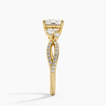 Luxe Willow Diamond Ring (1/4 ct. tw.) Yellow Gold 18k Princess Engagement Ring