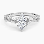 Luxe Willow Diamond Ring (1/4 ct. tw.) Platinum Marquise Engagement Ring