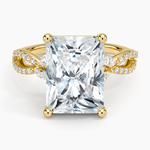 Luxe Willow Diamond Ring (1/4 ct. tw.) Yellow Gold 18k Radiant Engagement Ring