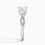 Willow Diamond Ring (1/8 ct. tw.) Platinum Cushion Engagement Ring