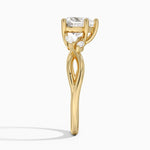 Willow Diamond Ring (1/8 ct. tw.) Yellow Gold 18k Heart Engagement Ring