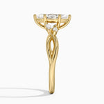 Willow Diamond Ring (1/8 ct. tw.) Yellow Gold 18k Marquise Engagement Ring