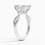 Willow Diamond Ring (1/8 ct. tw.) Platinum Marquise Engagement Ring