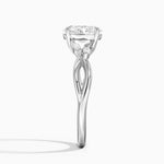 Willow Diamond Ring (1/8 ct. tw.) Platinum Oval Engagement Ring