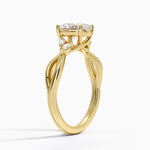 Willow Diamond Ring (1/8 ct. tw.) Yellow Gold 18k Oval Engagement Ring