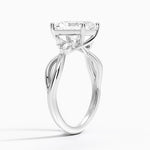 Willow Diamond Ring (1/8 ct. tw.) Platinum Radiant Engagement Ring