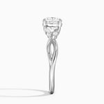 Willow Diamond Ring (1/8 ct. tw.) Platinum Round Engagement Ring