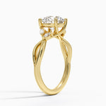 Willow Diamond Ring (1/8 ct. tw.) Yellow Gold 18k Round Engagement Ring