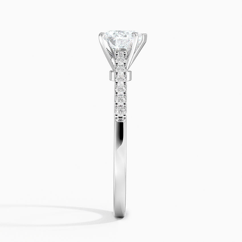 Sonora Diamond Ring White Gold 18k Heart Engagement Ring