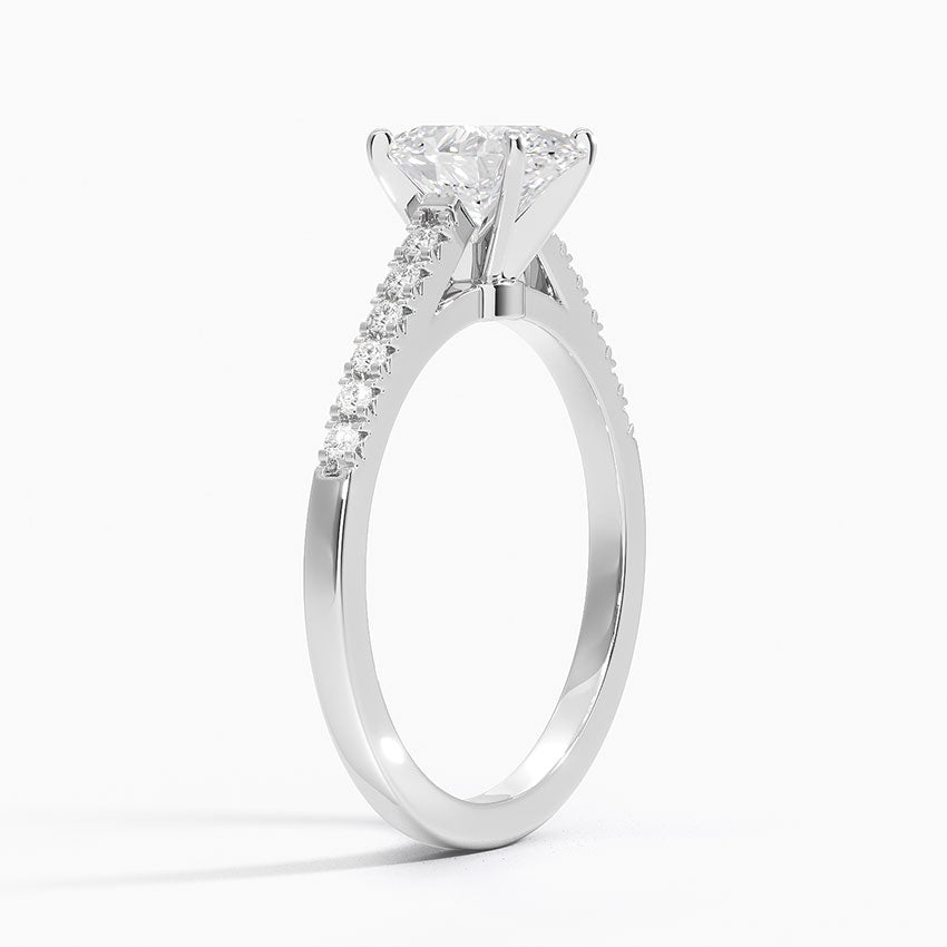 Sonora Diamond Ring White Gold 18k Oval Engagement Ring