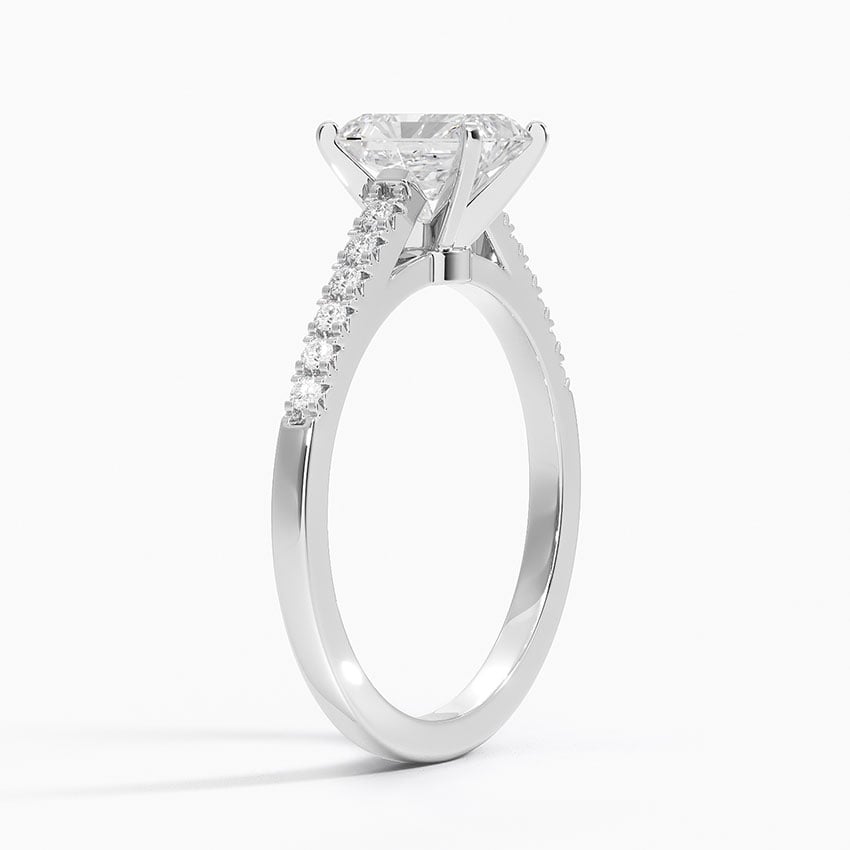 Sonora Diamond Ring White Gold 18k Radiant Engagement Ring