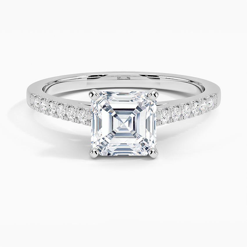 Sonora Diamond Ring White Gold 18k Asscher Engagement Ring