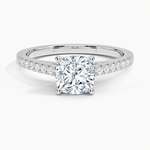 Sonora Diamond Ring White Gold 18k Cushion Engagement Ring