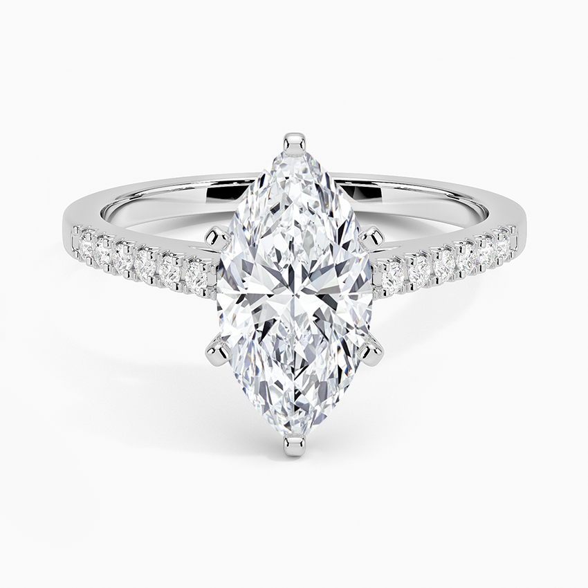 Sonora Diamond Ring White Gold 18k Marquise Engagement Ring