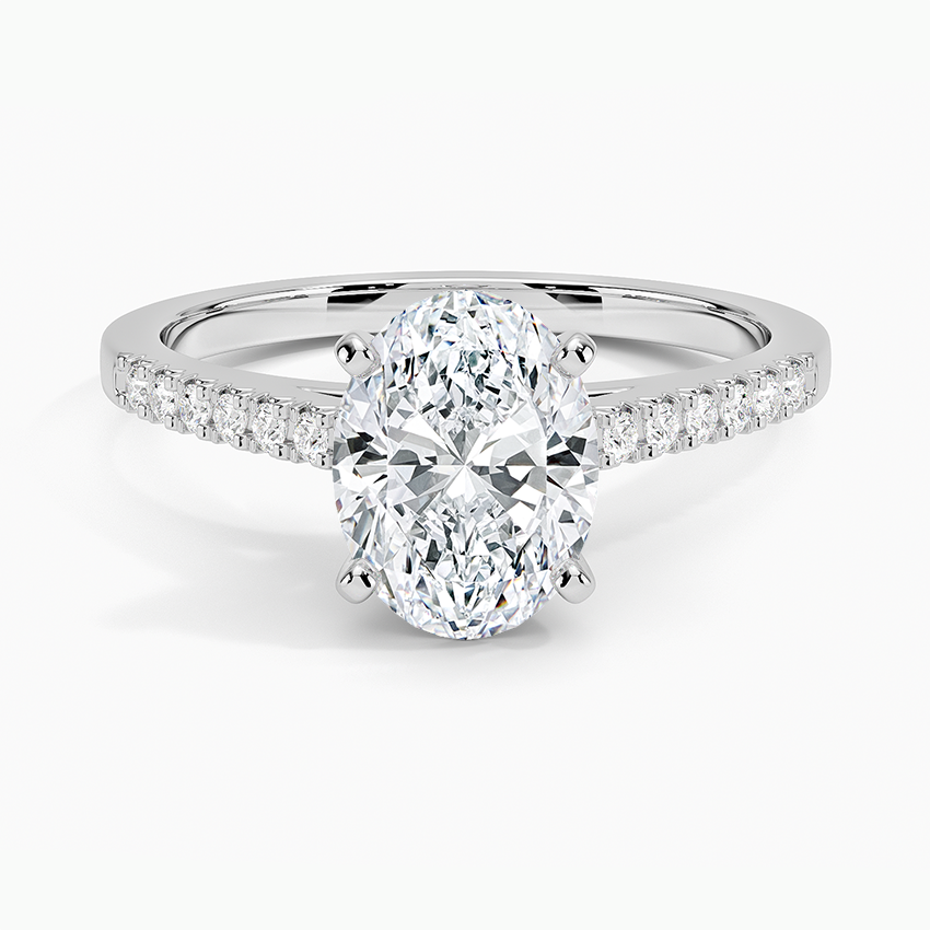 Sonora Diamond Ring White Gold 18k Oval Engagement Ring