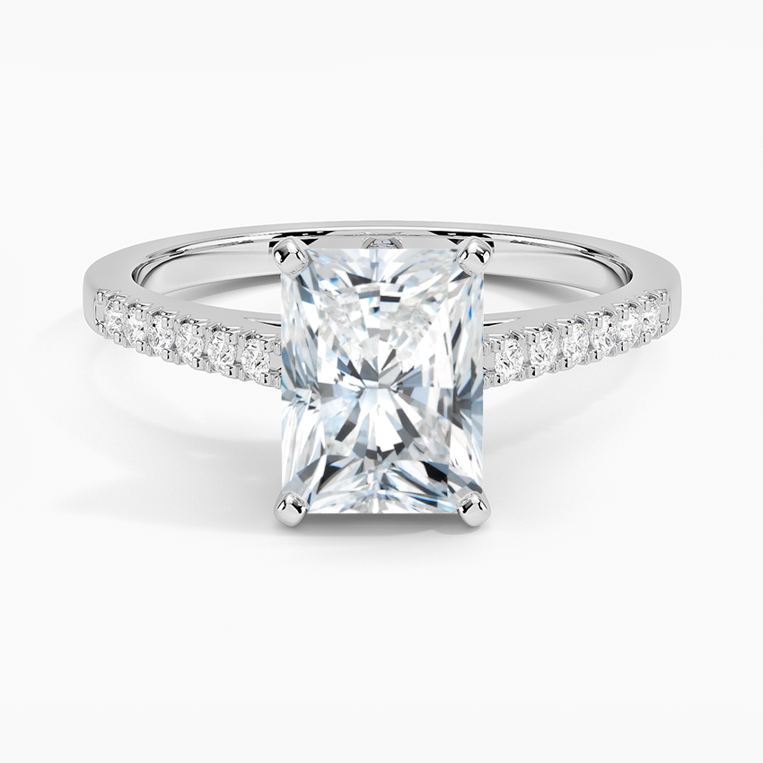 Sonora Diamond Ring White Gold 18k Radiant Engagement Ring