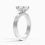 Peyton 3mm Solitaire Ring Platinum Marquise Engagement Ring