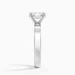 Peyton 3mm Solitaire Ring Platinum Oval Engagement Ring