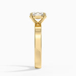 Peyton 3mm Solitaire Ring Yellow Gold 18k Oval Engagement Ring