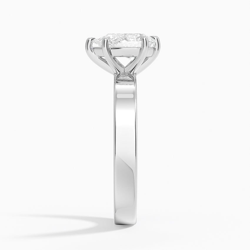 Peyton 3mm Solitaire Ring Platinum Pear Engagement Ring
