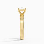 Peyton 3mm Solitaire Ring Yellow Gold 18k Princess Engagement Ring