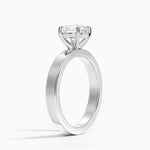 Peyton 3mm Solitaire Ring Platinum Round Engagement Ring