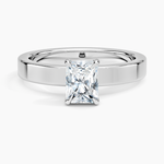 Peyton 3mm Solitaire Ring Platinum Radiant Engagement Ring