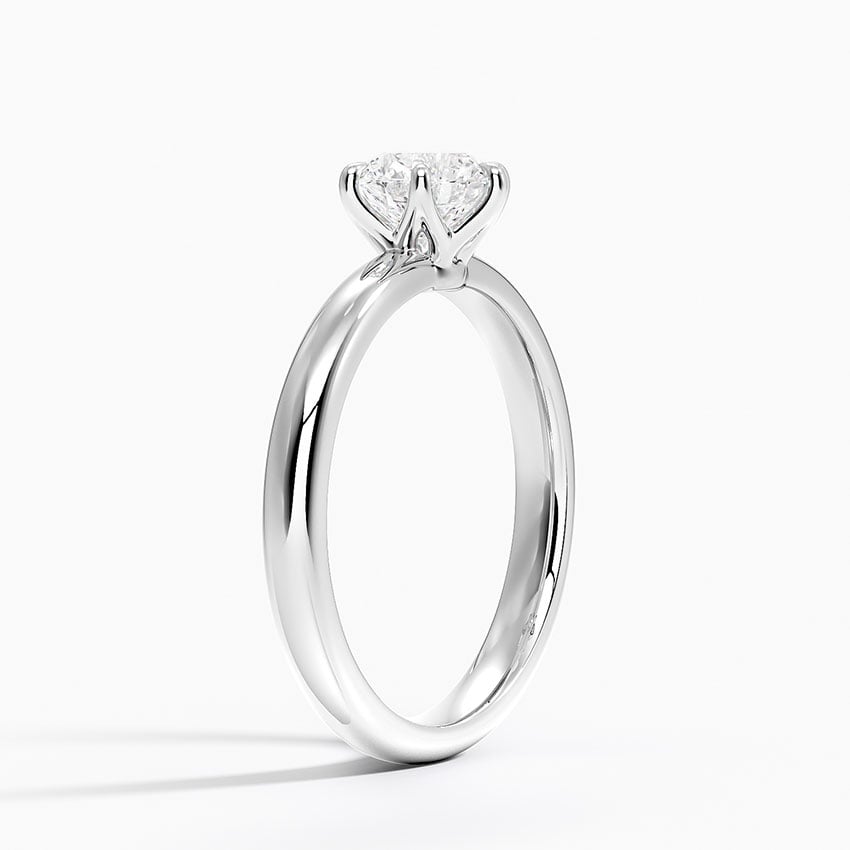Esme 2.5mm Solitaire Ring Platinum Round Engagement Ring