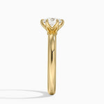 Esme 2.5mm Solitaire Ring Yellow Gold 18k Round Engagement Ring