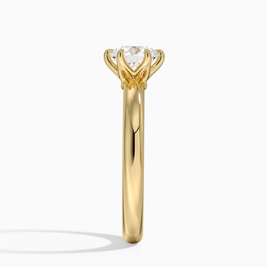 Esme 2.5mm Solitaire Ring Yellow Gold 18k Round Engagement Ring
