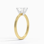 Four-Prong Comfort Fit 1.5mm Ring Yellow Gold 18k Radiant Engagement Ring