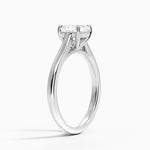 2mm Provence Solitaire Ring Platinum Asscher Engagement Ring