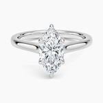 2mm Provence Solitaire Ring Platinum Marquise Engagement Ring