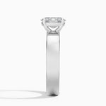 Peyton 4mm Solitaire Ring Platinum Oval Engagement Ring