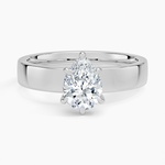 Peyton 4mm Solitaire Ring Platinum Pear Engagement Ring