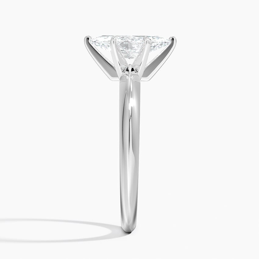 Classic Six-Prong Solitaire Ring Platinum Marquise Engagement Ring